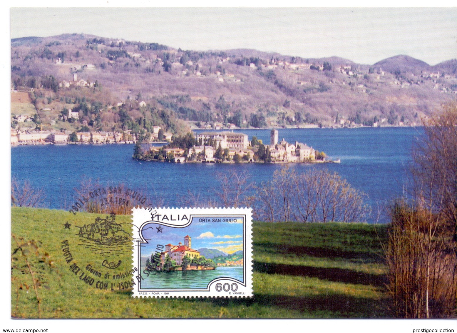 ORTA SAN GIULIO   1994 MAXIMUM POST CARD (GENN200008) - Geografia