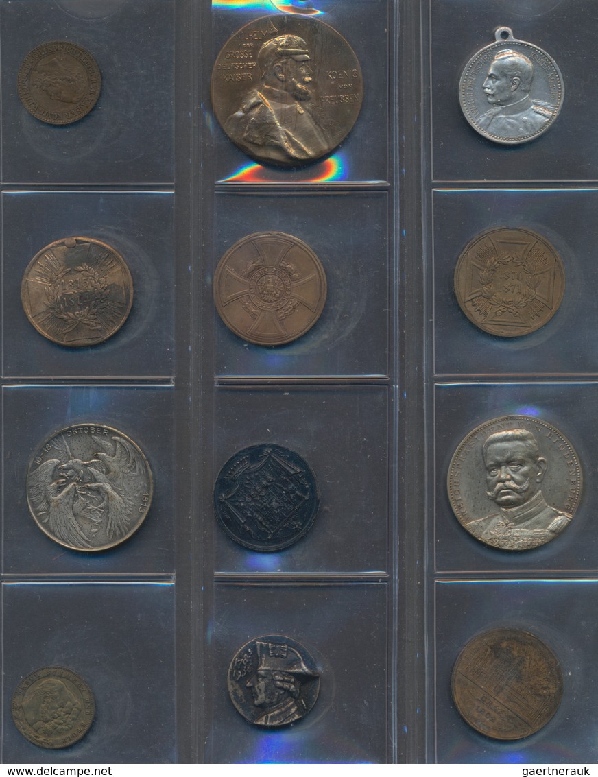 Medaillen: Nettes Lot 21 Stück, überwiegend Unedle Metalle, Nicht Näher Bestimmt, überwiegend Um 190 - Non Classés
