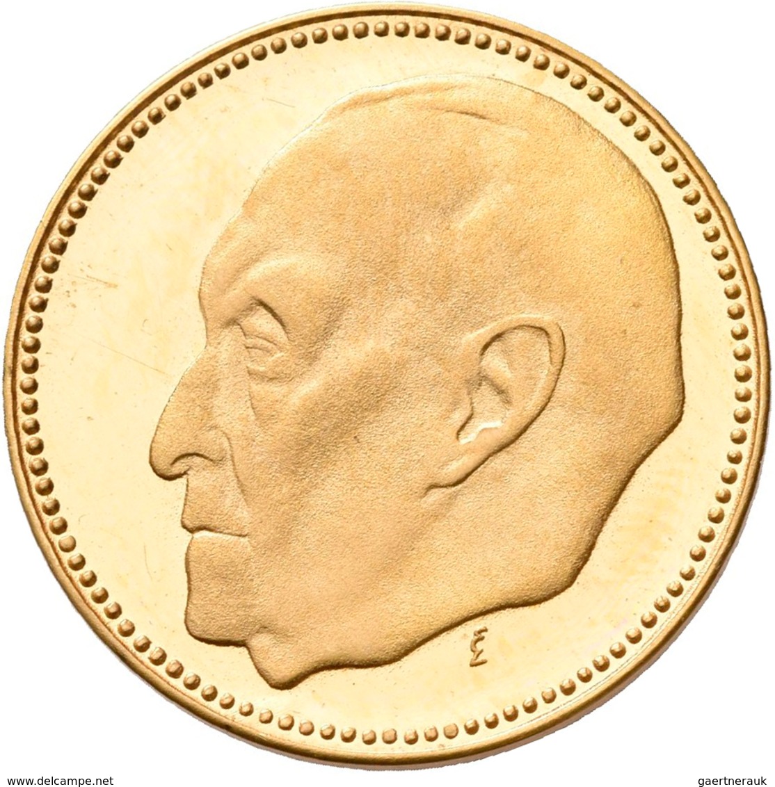 Medaillen Deutschland: BRD: Lot 6 Goldmedaillen; 2 X Konrad Adenauer 1957, Gold 900/1000, 22,5 Mm, J - Autres & Non Classés