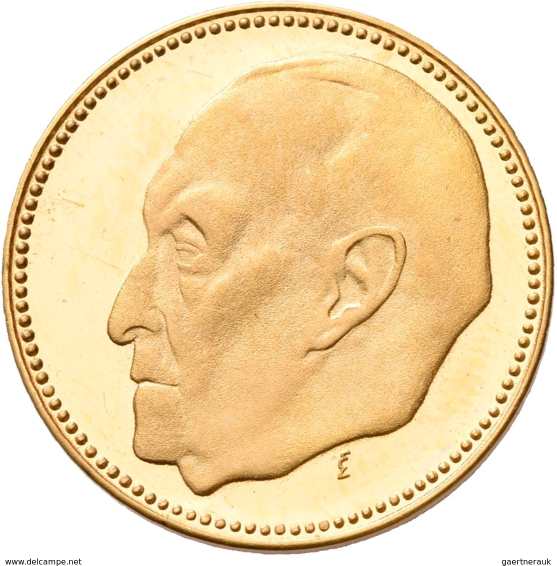 Medaillen Deutschland: BRD: Lot 6 Goldmedaillen; 2 X Konrad Adenauer 1957, Gold 900/1000, 22,5 Mm, J - Andere & Zonder Classificatie