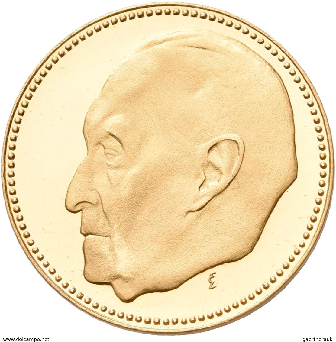 Medaillen Deutschland: BRD: Lot 6 Goldmedaillen; 2 X Konrad Adenauer 1957, Gold 900/1000, 22,5 Mm, J - Andere & Zonder Classificatie