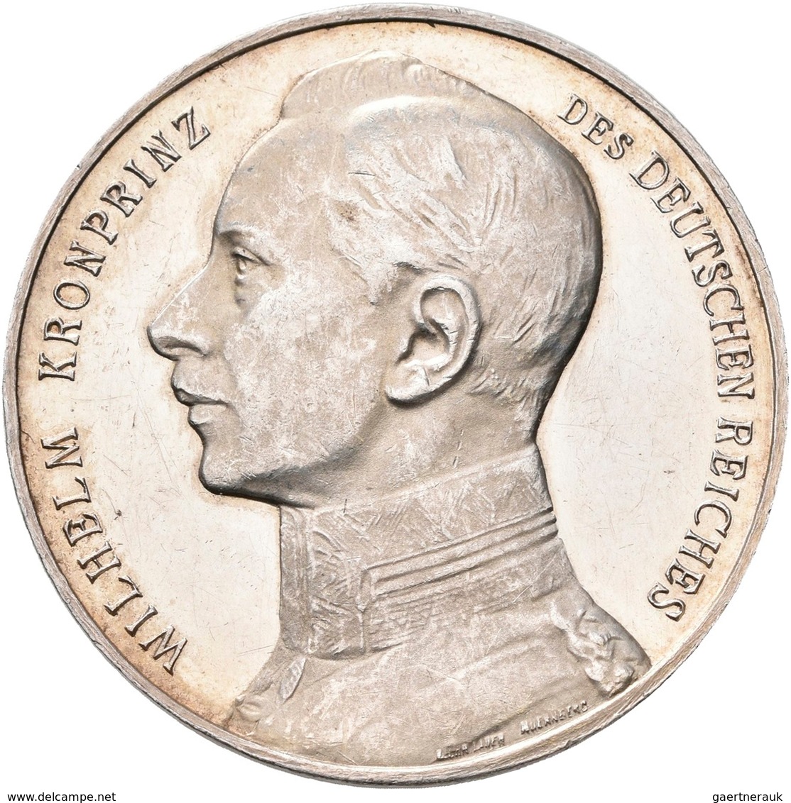 Medaillen Deutschland: 1. Weltkrieg 1914-1918: Lot 5 Silbermedaillen; 1914 Viceadmiral Graf Von Spee - Andere & Zonder Classificatie