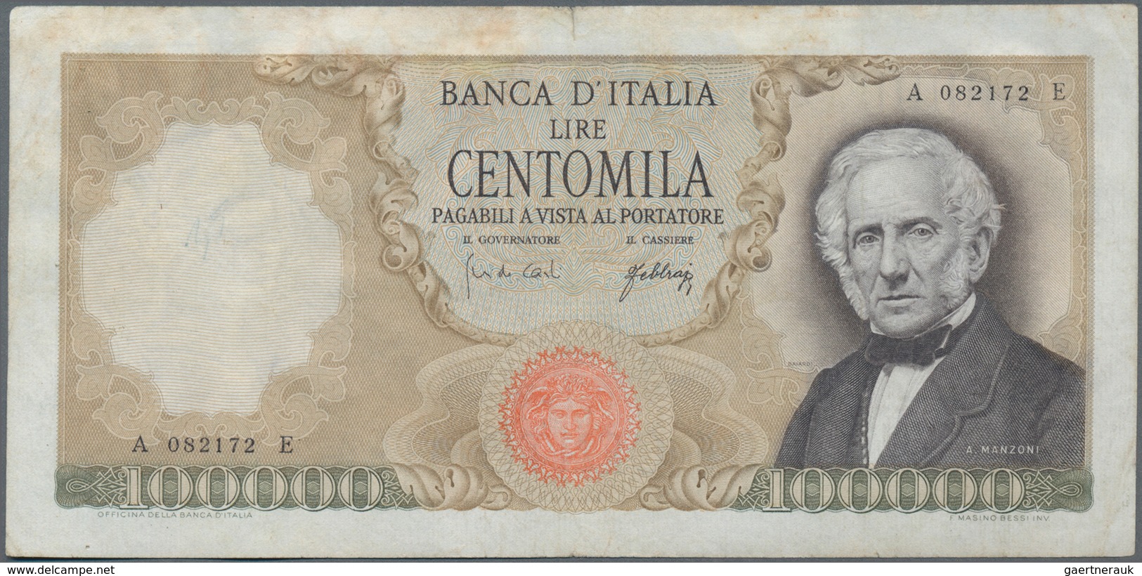 Italy / Italien: Huge album with 156 banknotes Italy, comprising for example 5 and 10 Lire Biglietti