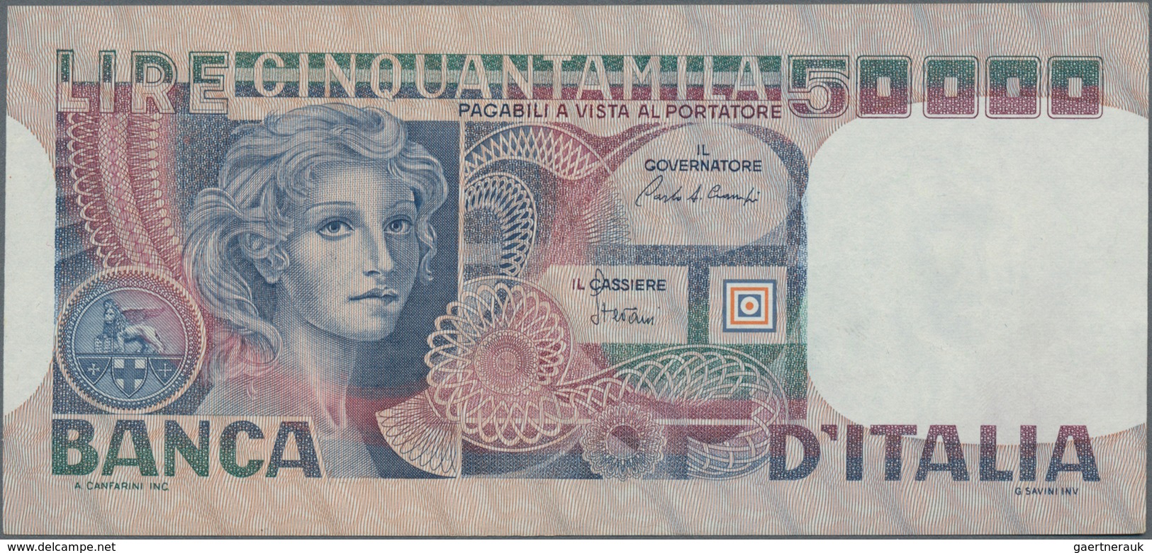 Italy / Italien: Huge album with 156 banknotes Italy, comprising for example 5 and 10 Lire Biglietti