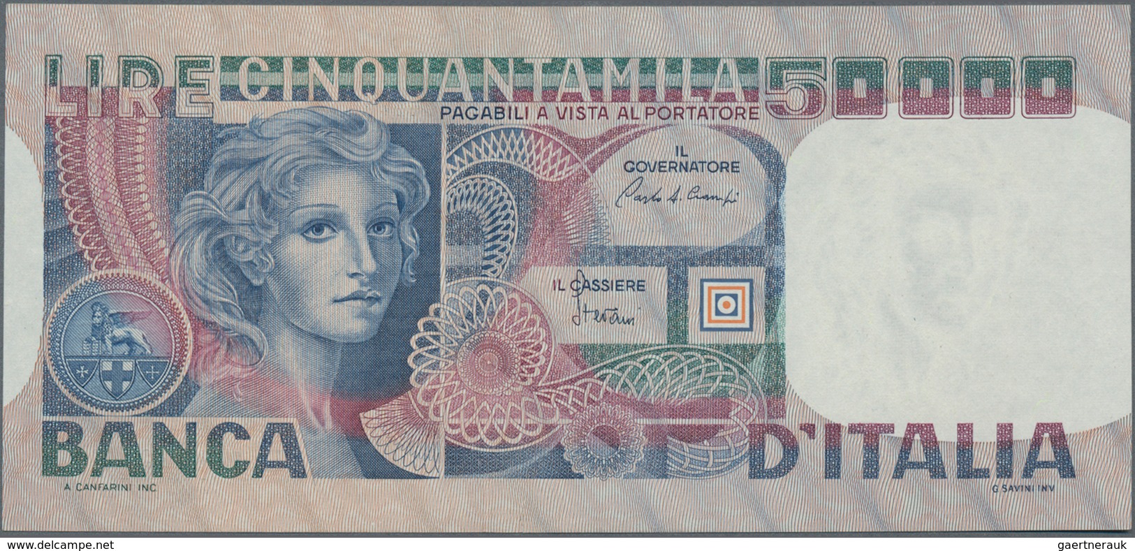 Italy / Italien: Huge album with 156 banknotes Italy, comprising for example 5 and 10 Lire Biglietti