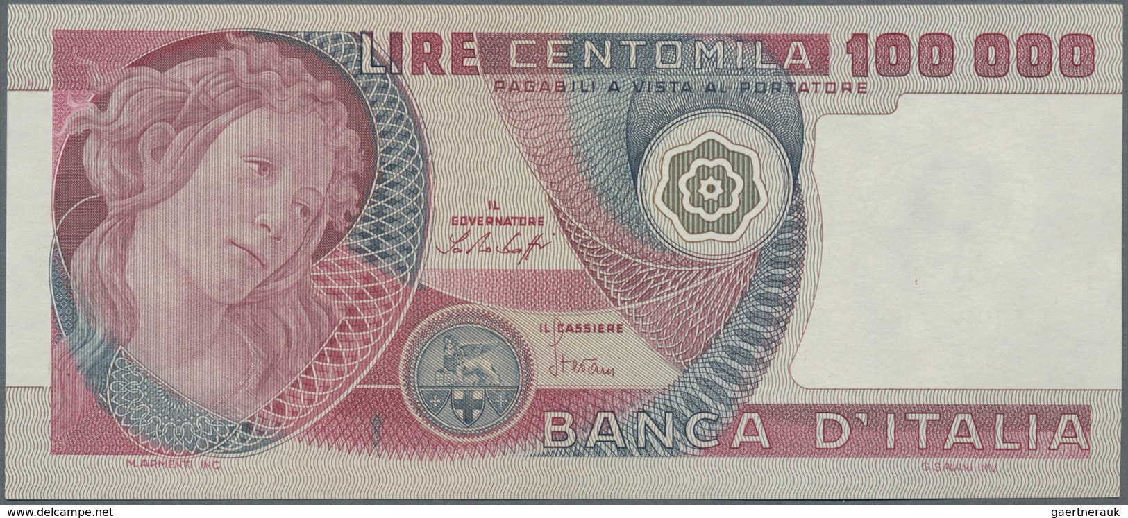 Italy / Italien: Huge album with 156 banknotes Italy, comprising for example 5 and 10 Lire Biglietti