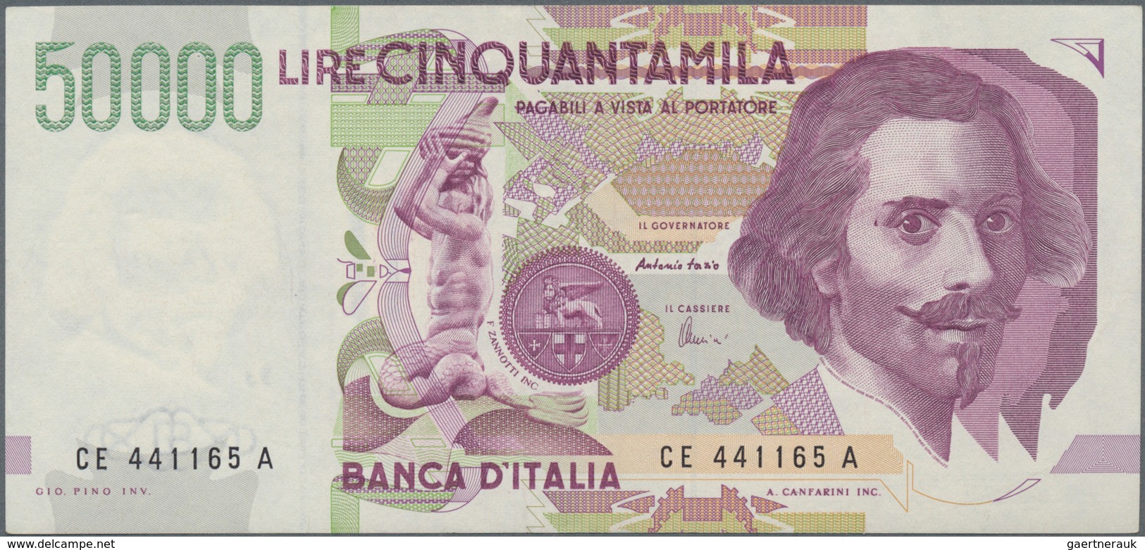 Italy / Italien: Huge album with 156 banknotes Italy, comprising for example 5 and 10 Lire Biglietti