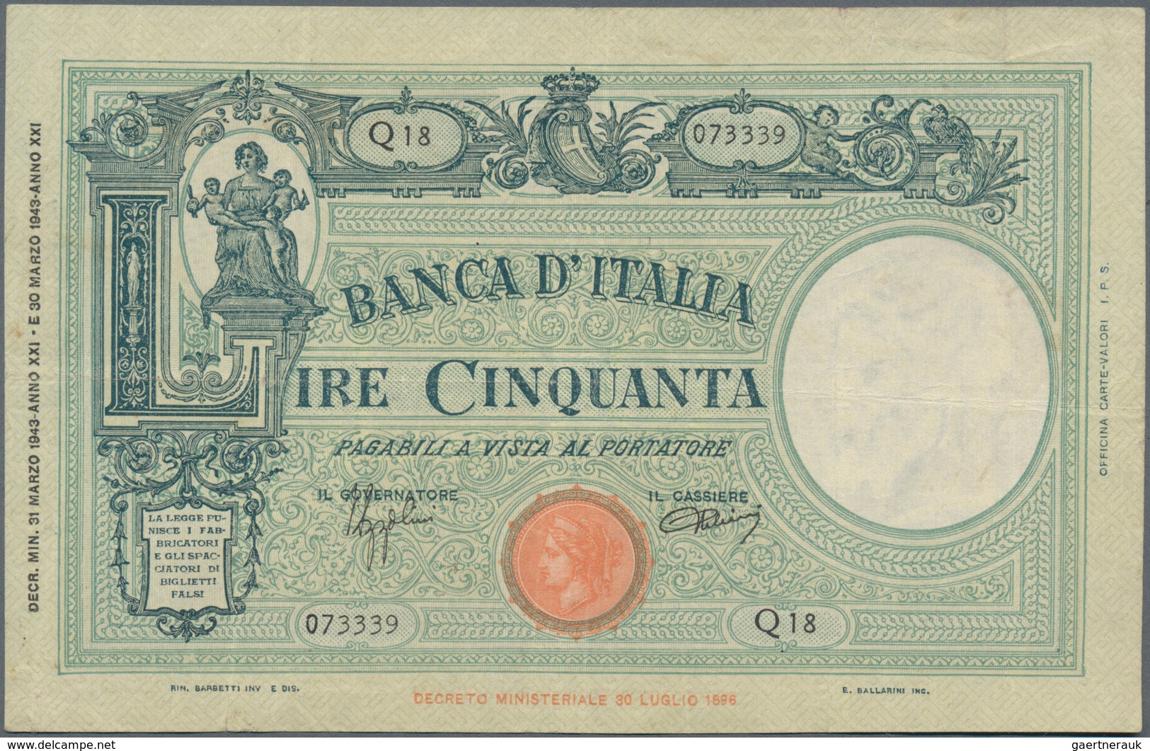 Italy / Italien: Huge album with 156 banknotes Italy, comprising for example 5 and 10 Lire Biglietti