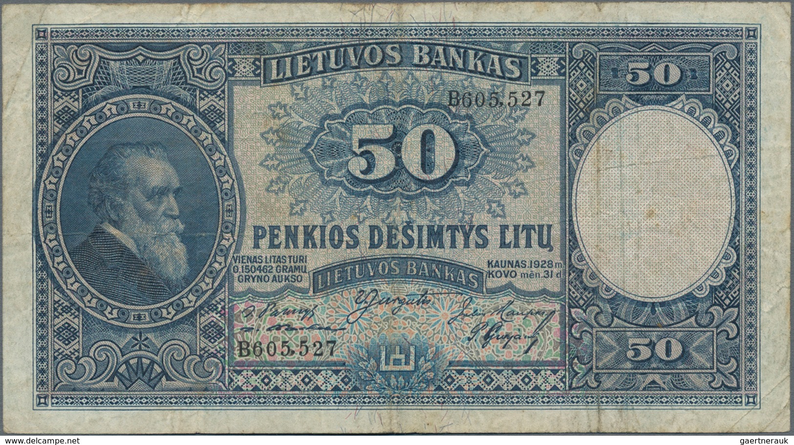 Latvia / Lettland: Highly Rare Set With 16 Banknotes Latvia And Lithuania Comprising 50 Centu 1922, - Lettland