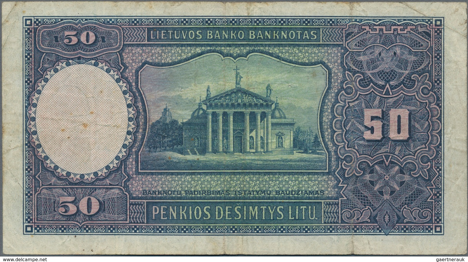 Latvia / Lettland: Highly Rare Set With 16 Banknotes Latvia And Lithuania Comprising 50 Centu 1922, - Lettonia