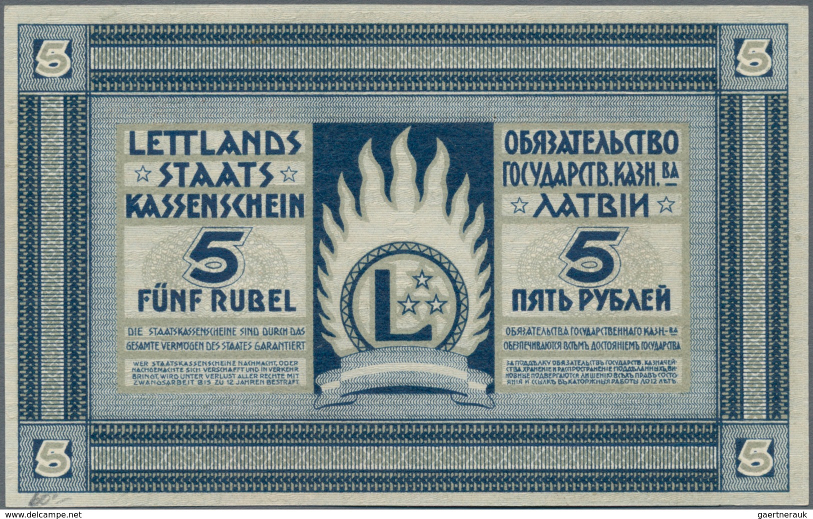 Latvia / Lettland: Highly rare set with 16 banknotes Latvia and Lithuania comprising 50 Centu 1922,