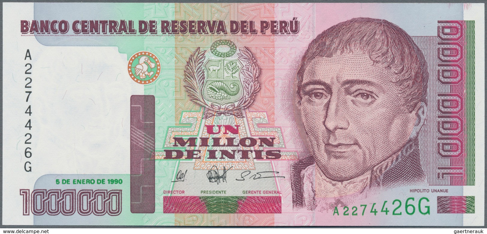 Peru: Huge lot with 41 banknotes 1921 – 1990 including for example ½ Libra and 1 Sol 1921 (VF, VF+),