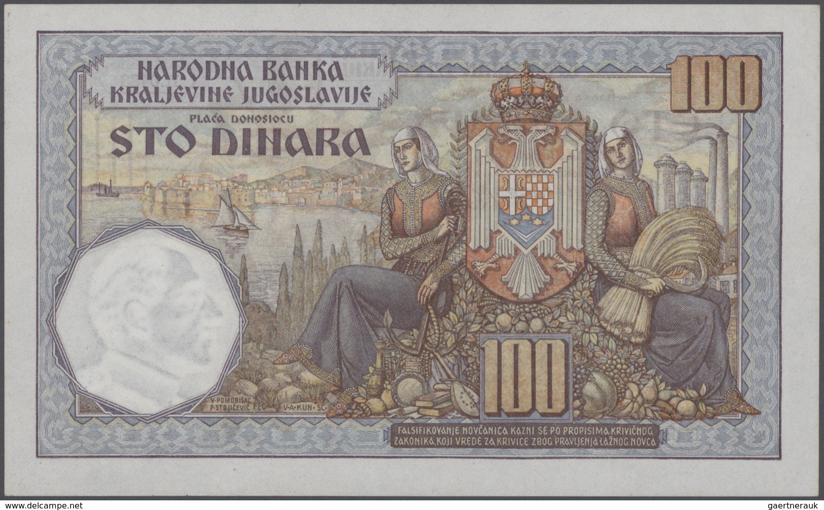 Alle Welt: Collectors album with about 400 banknotes Russia, Romania, Serbia, Slovakia, Ukraine, Yug