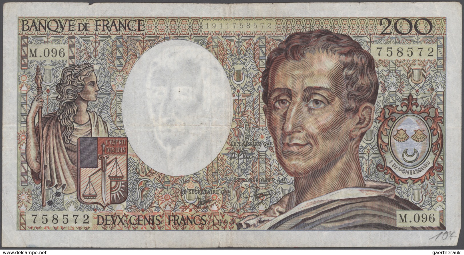 Alle Welt: Collectors album with more than 340 banknotes France, Greece, French Indochina, French We