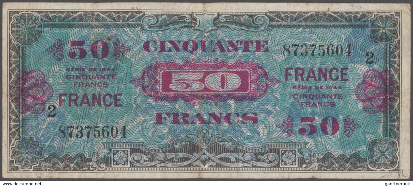 Alle Welt: Collectors album with more than 340 banknotes France, Greece, French Indochina, French We