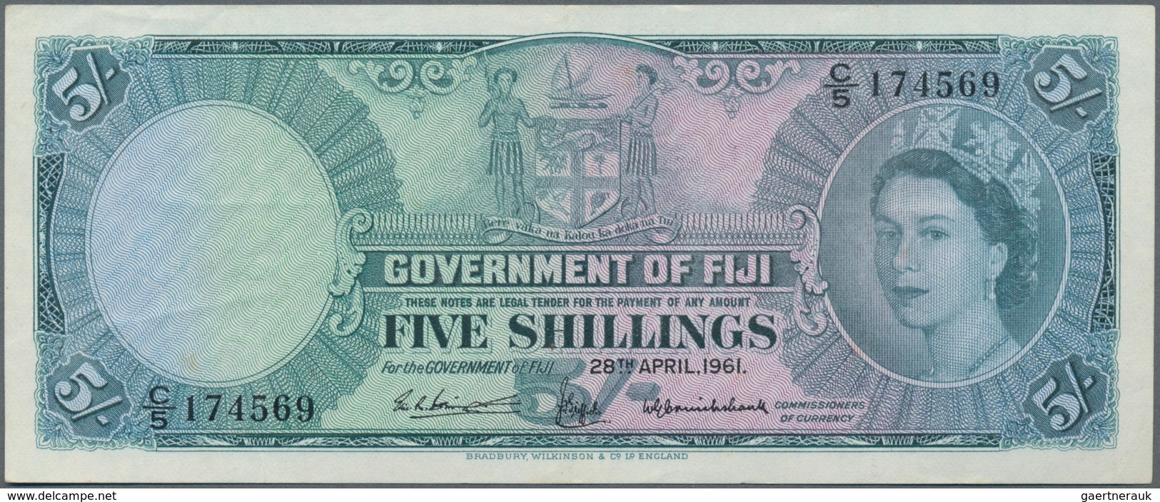 Alle Welt: Very Interesting Lot With 10 Banknotes Comprising Mauritius 5 Rupees ND(1954) P.27 (PMG 3 - Sonstige & Ohne Zuordnung