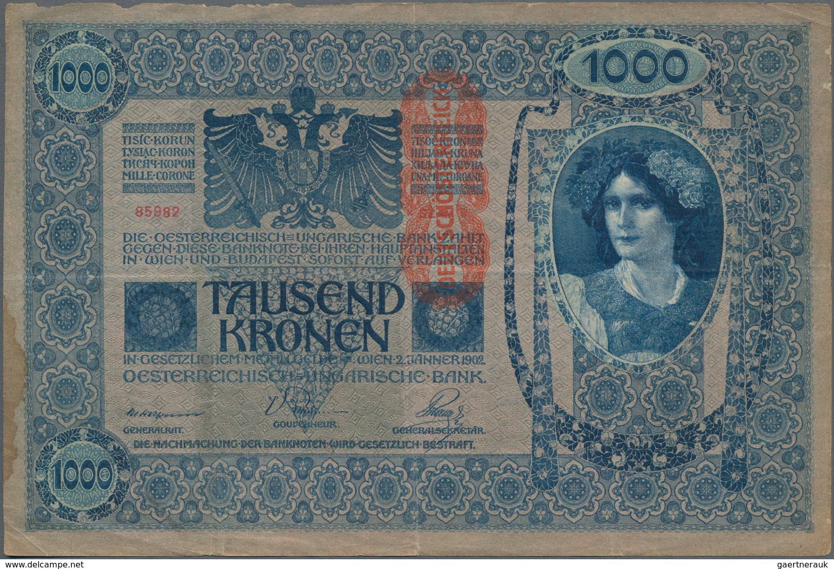 Alle Welt: Collection With About 100 Banknotes From Germany 1908-1923 (plus 10 DM 1999) And 100 Bank - Sonstige & Ohne Zuordnung