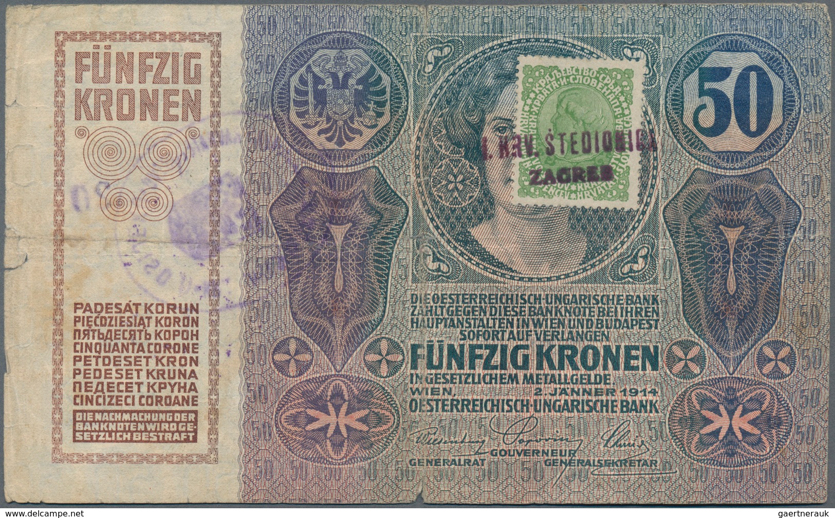 Europa: Huge Collectors Album With 446 Banknotes Europe, Comprising For Example Yugoslavia 50 Kruna - Other - Europe