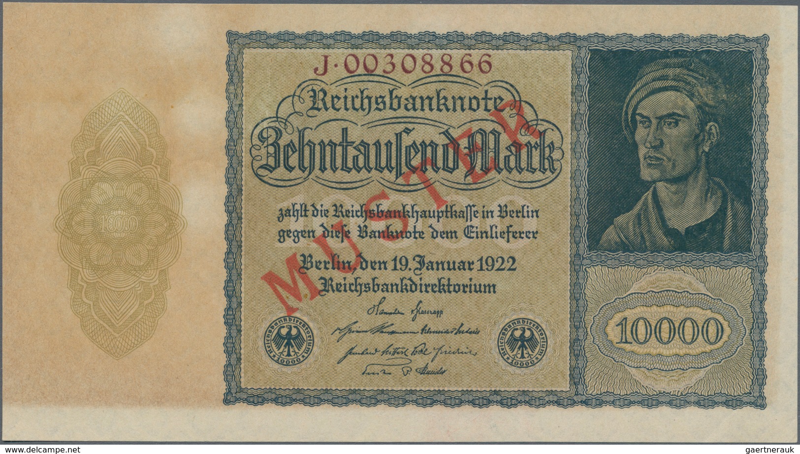 Deutschland - Deutsches Reich bis 1945: Lot mit 8 Banknoten, alle aus laufender Serie und nachträgli