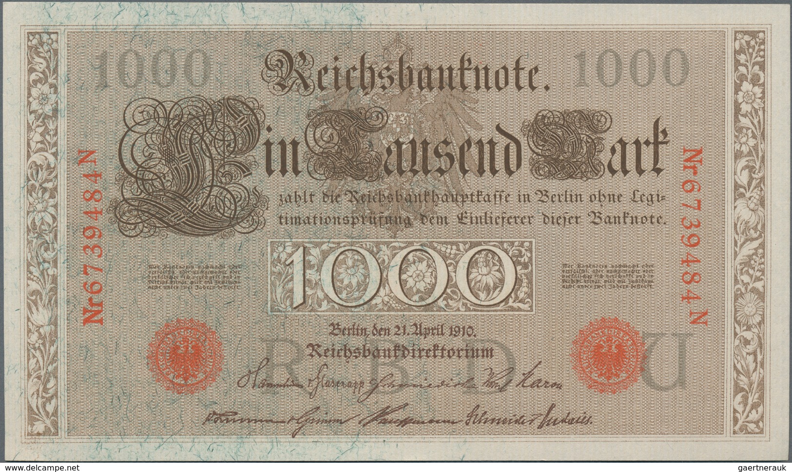 Deutschland - Deutsches Reich Bis 1945: Kleines Lot Mit 12 Banknoten Der Serien 1908-1918, Dabei 2x - Sonstige & Ohne Zuordnung