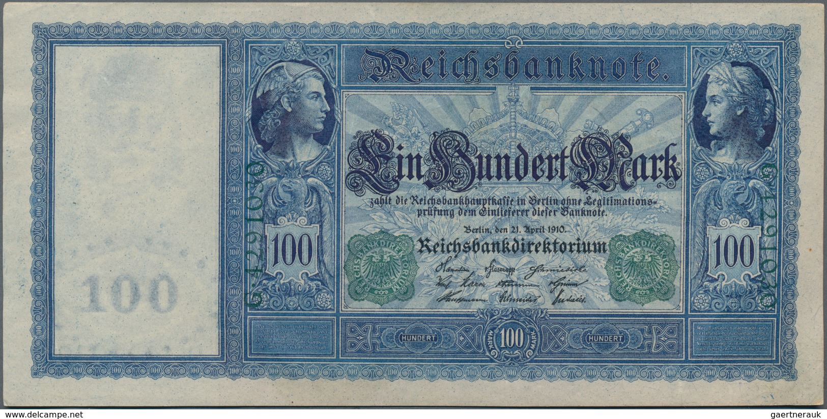 Deutschland - Deutsches Reich bis 1945: Kleines Lot mit 12 Banknoten der Serien 1908-1918, dabei 2x