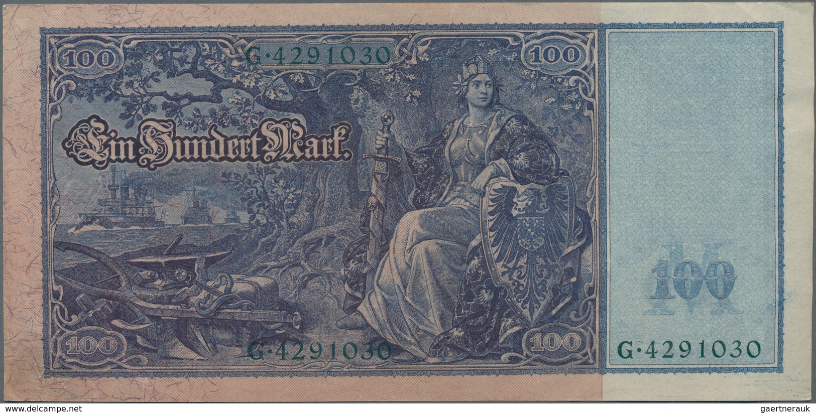 Deutschland - Deutsches Reich bis 1945: Kleines Lot mit 12 Banknoten der Serien 1908-1918, dabei 2x