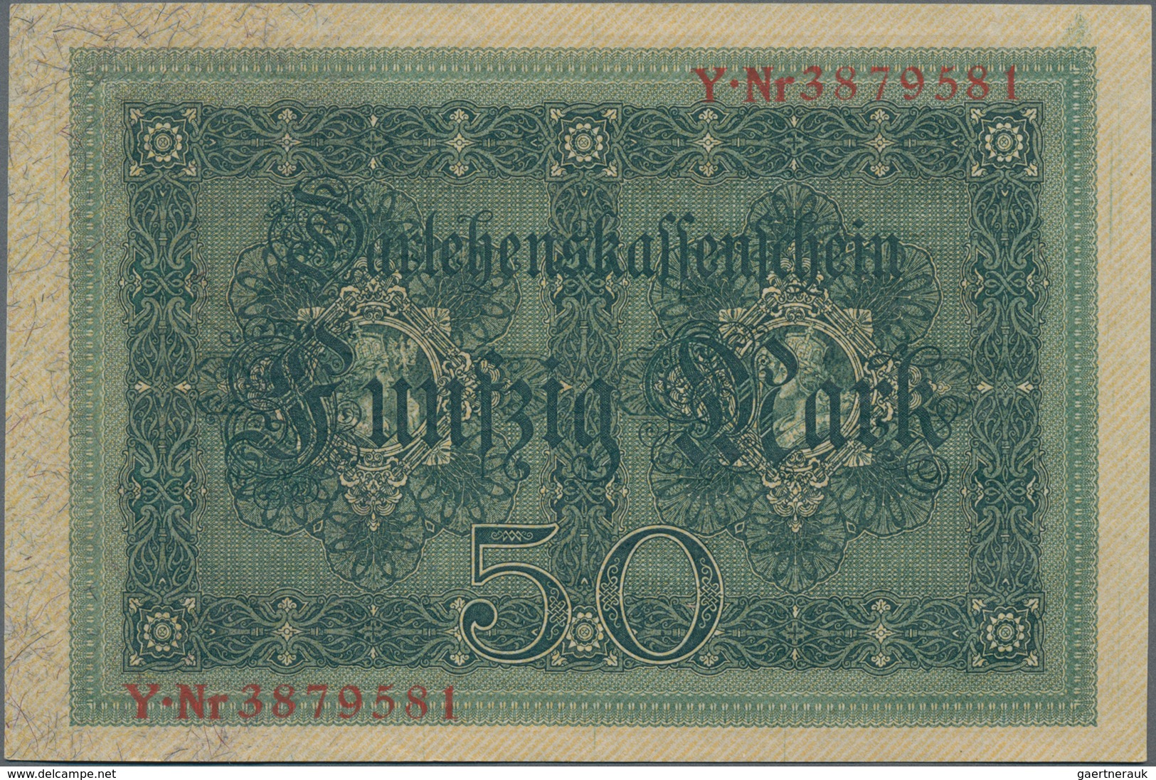 Deutschland - Deutsches Reich bis 1945: Kleines Lot mit 12 Banknoten der Serien 1908-1918, dabei 2x