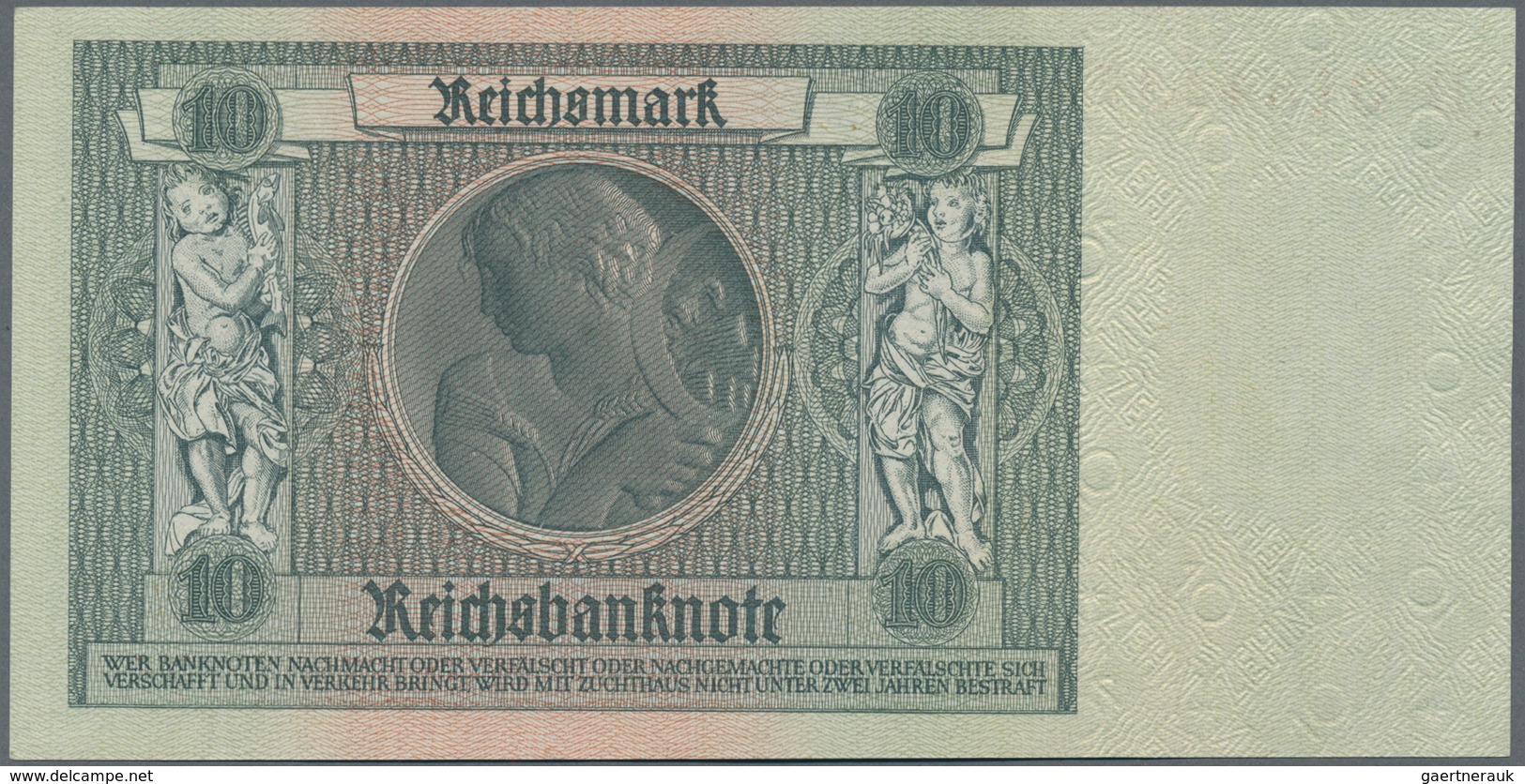 Deutschland - Deutsches Reich bis 1945: Lot mit 9 Banknoten 1 und 2 Rentenmark 1937 Ro.166, 167 (UNC