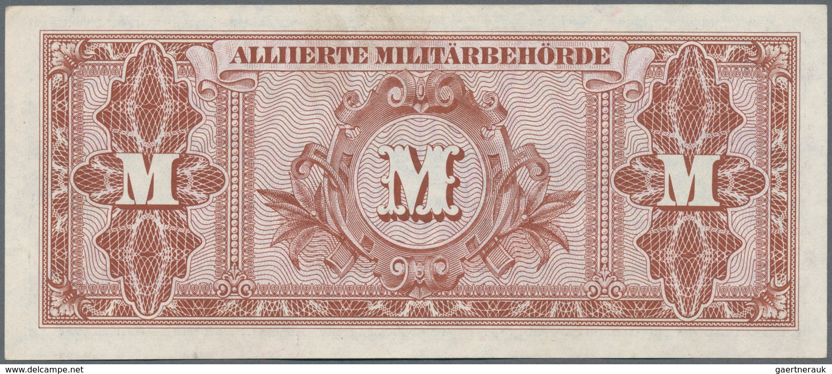 Deutschland - Alliierte Miltärbehörde + Ausgaben 1945-1948: Alliierte Militärbehörde 50 Mark 1944, U - Other & Unclassified