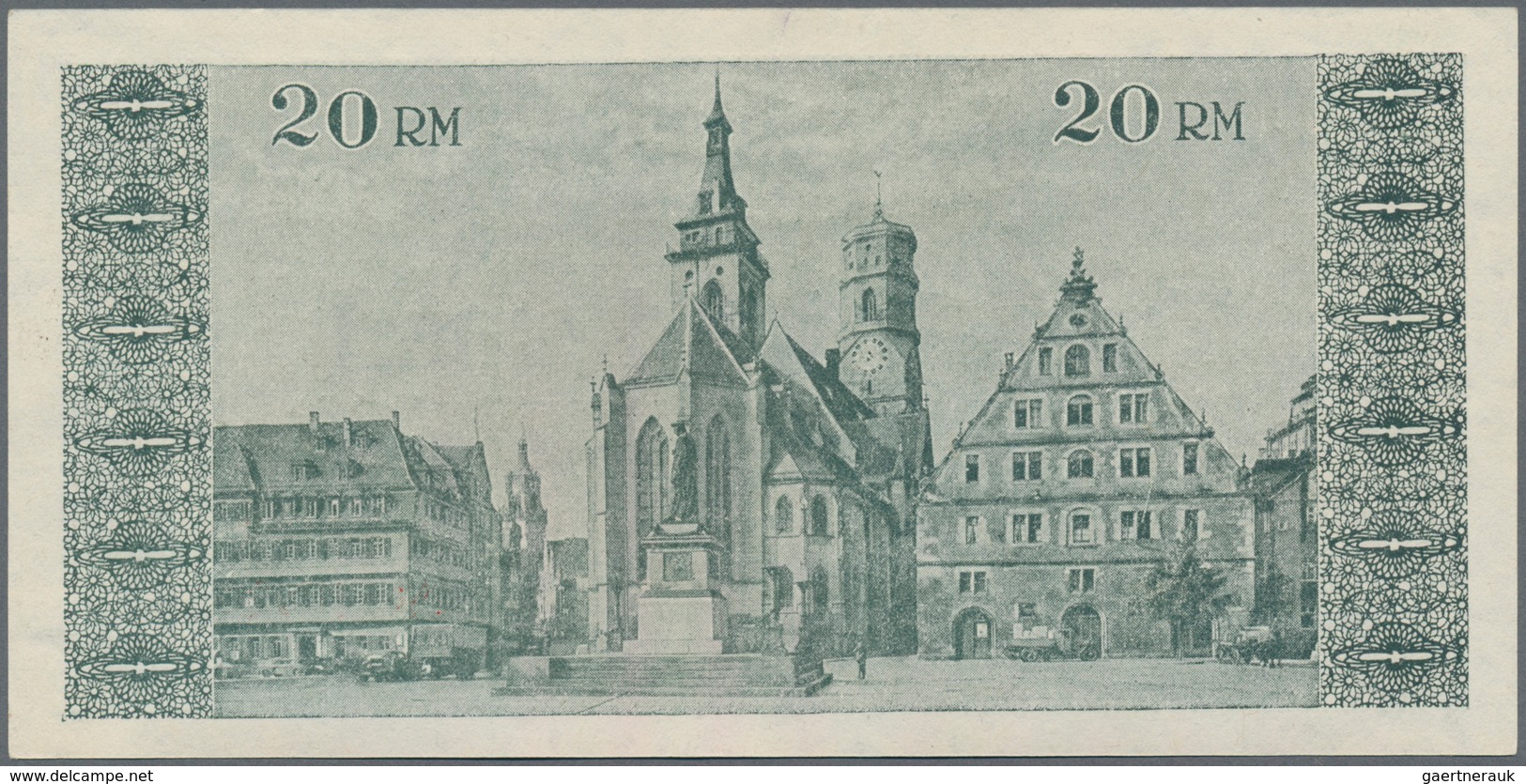 Deutschland - Alliierte Miltärbehörde + Ausgaben 1945-1948: Stuttgart, Stadt, 1, 2, 5, 10, 20 Reichs - Autres & Non Classés