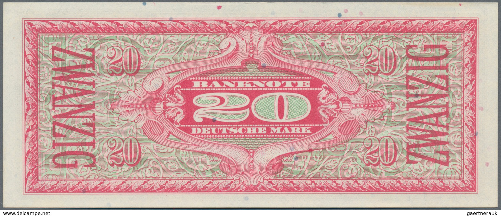 Deutschland - Bank Deutscher Länder + Bundesrepublik Deutschland: 20 DM 1948, "Liberty", Ro.246a In - Sonstige & Ohne Zuordnung