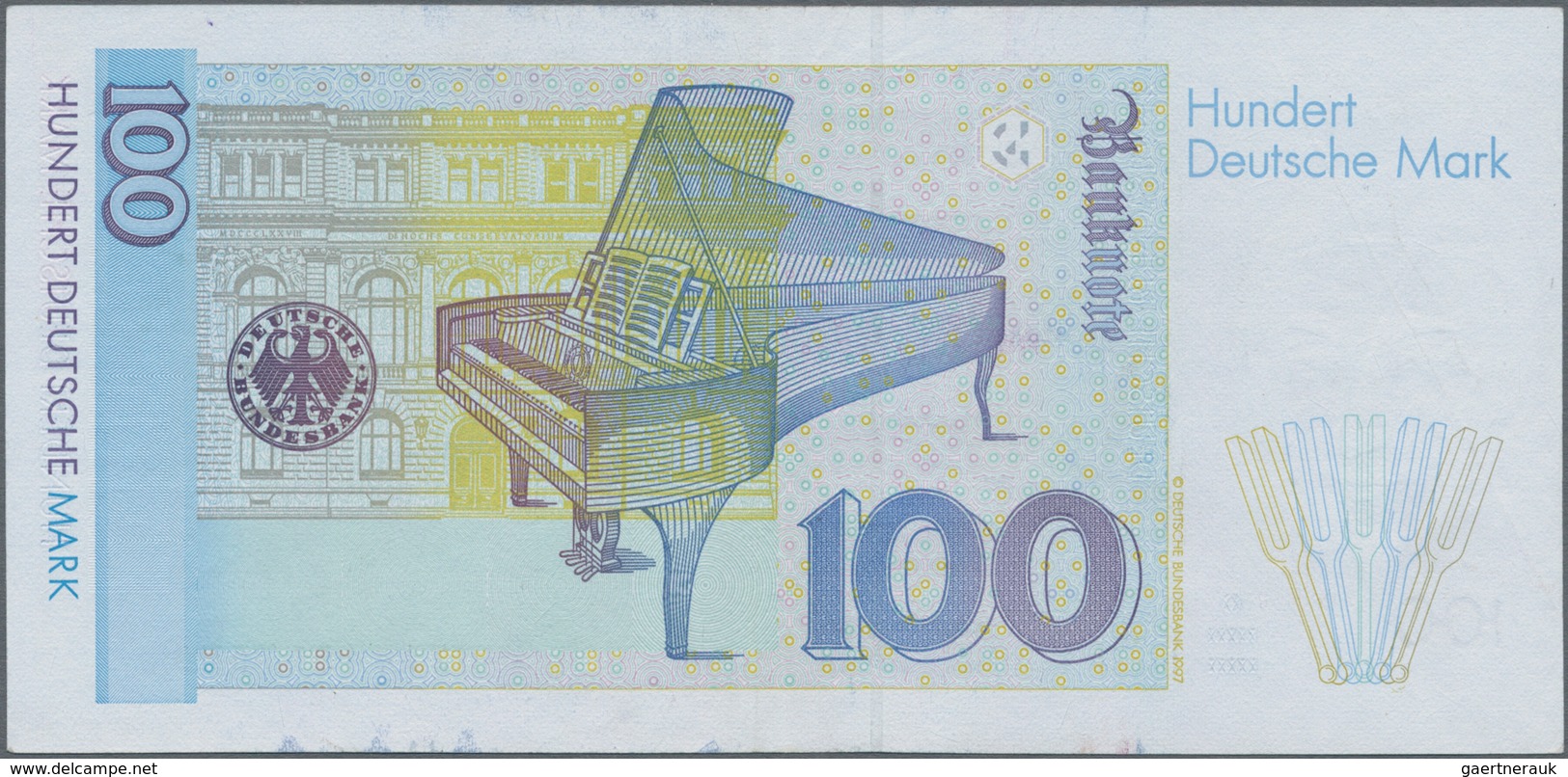 Deutschland - Bank Deutscher Länder + Bundesrepublik Deutschland: 100 DM 1996, Serie "GZ", Ro. 310b - Other & Unclassified