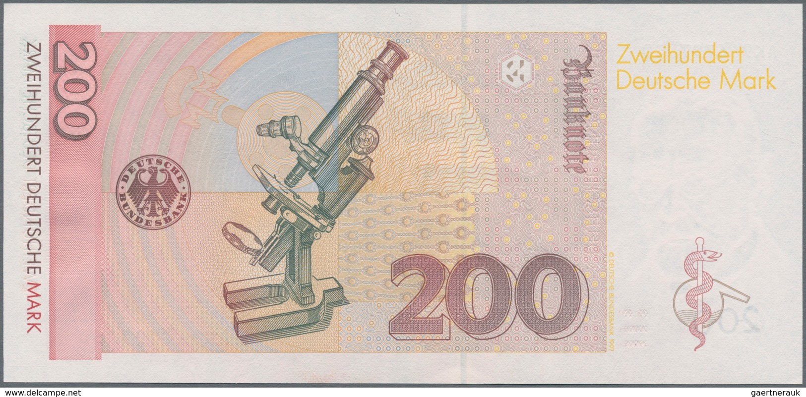 Deutschland - Bank Deutscher Länder + Bundesrepublik Deutschland: 200 DM 1996, Ro.311a In Kassenfris - Other & Unclassified