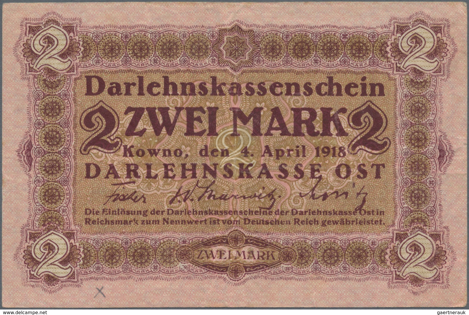 Deutschland - Nebengebiete Deutsches Reich: Darlehenskasse Ost – Kowno, Lot Mit 12 Banknoten Serie 1 - Other & Unclassified
