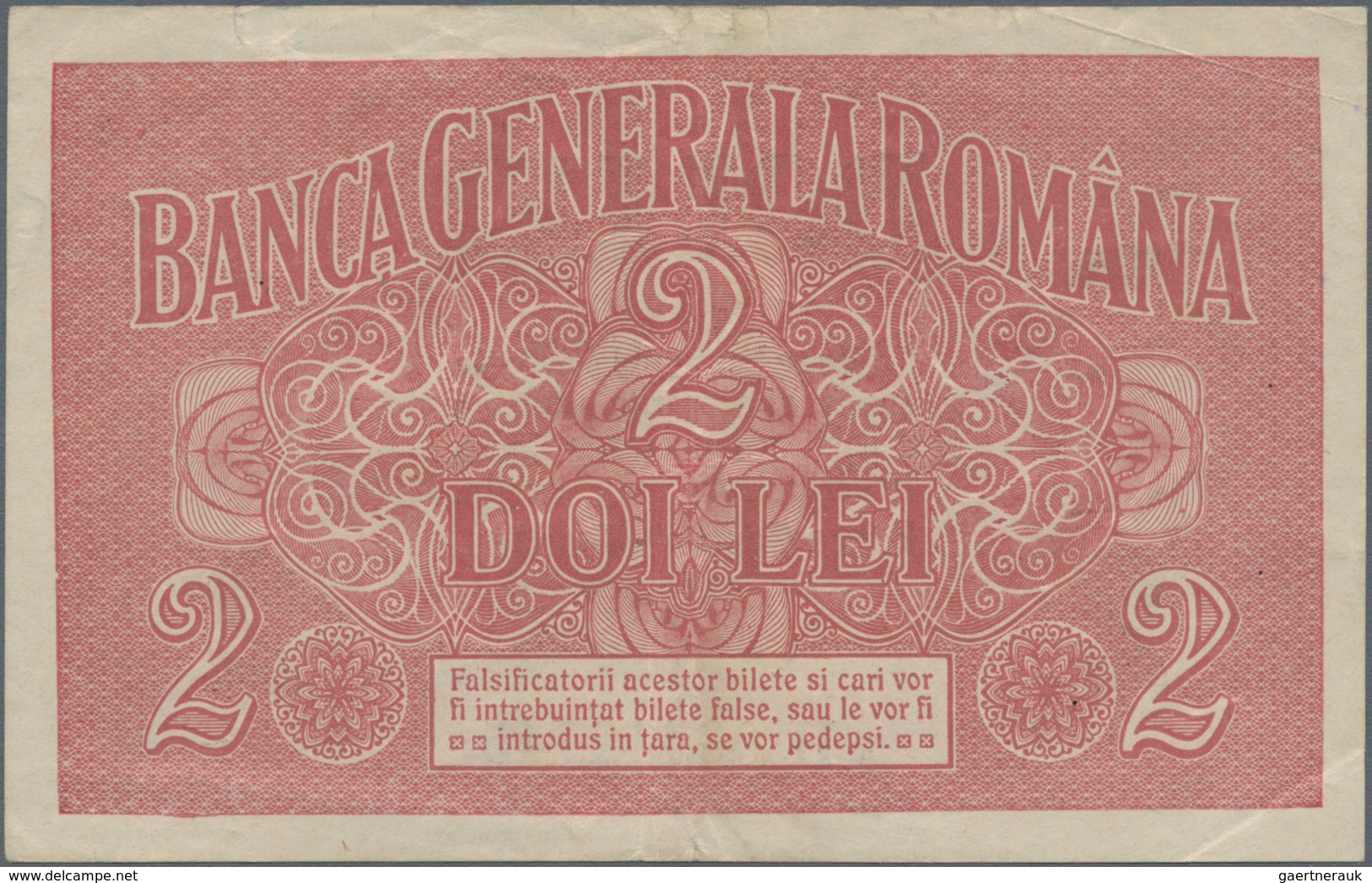 Deutschland - Nebengebiete Deutsches Reich: Besatzungsausgaben Rumänien WW I, Lot mit 9 Banknoten de