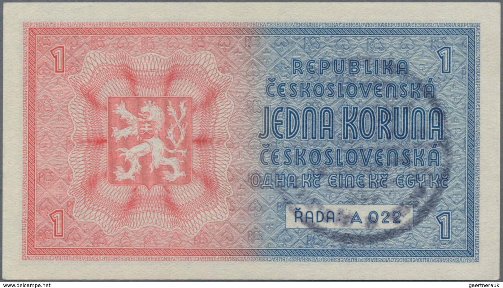 Deutschland - Nebengebiete Deutsches Reich: Protektorat Böhmen Und Mähren, Lot Mit 14 Banknoten, Dab - Other & Unclassified