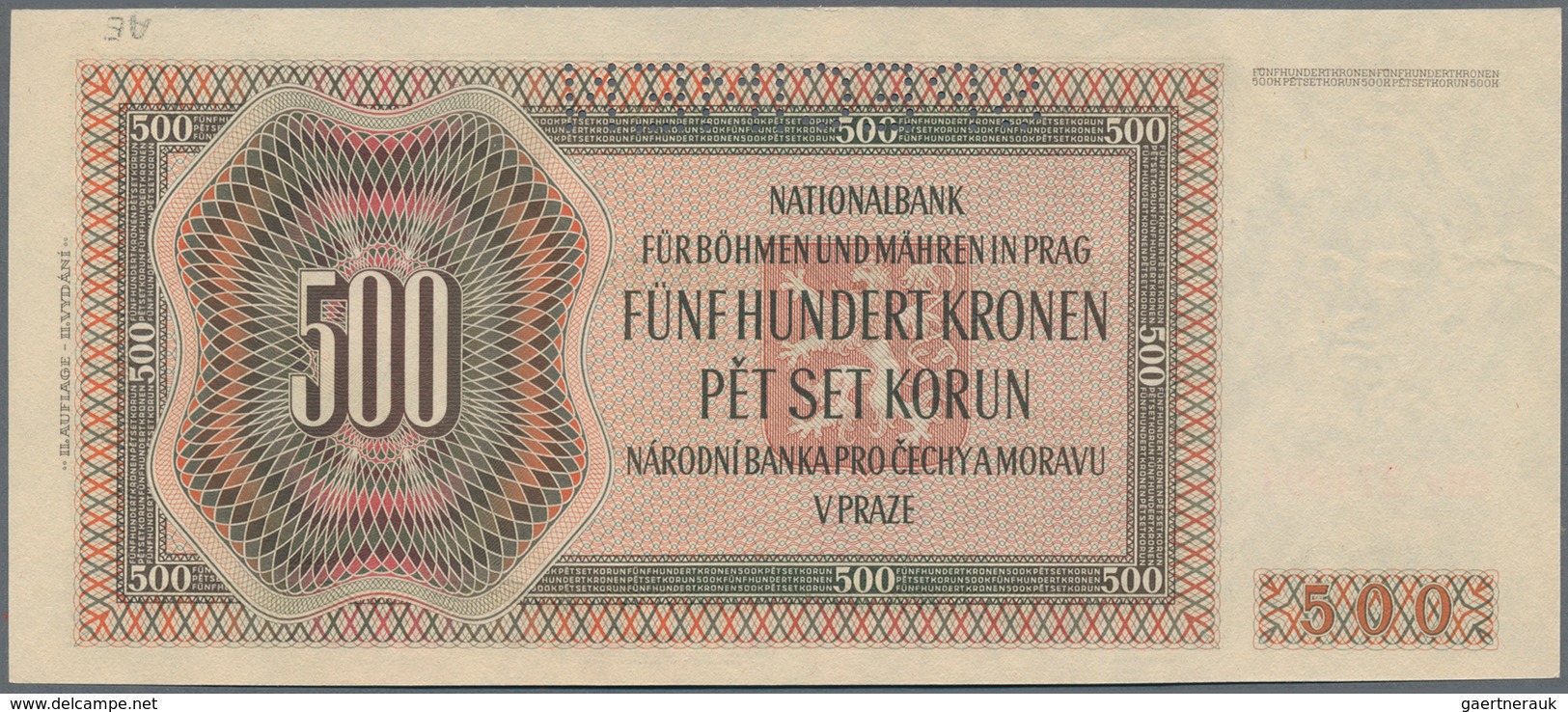 Deutschland - Nebengebiete Deutsches Reich: Protektorat Böhmen und Mähren, lot mit 14 Banknoten, dab