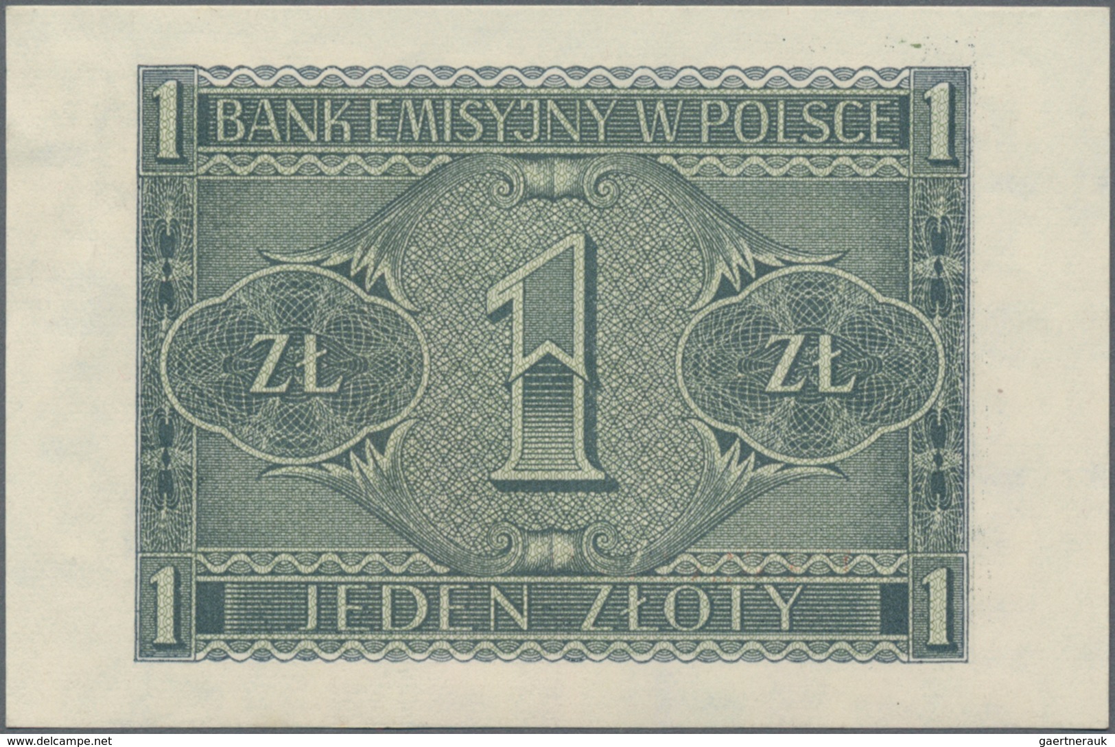 Deutschland - Nebengebiete Deutsches Reich: Generalgouvernement Polen, Lot Mit 9 Banknoten, Dabei Ei - Other & Unclassified