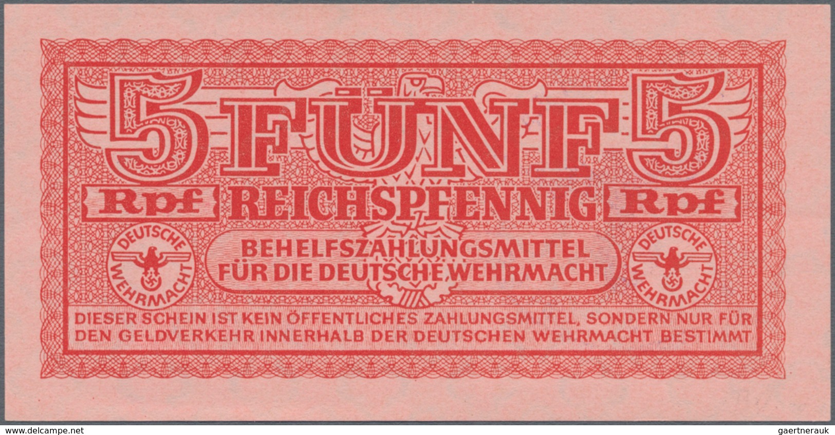 Deutschland - Konzentrations- Und Kriegsgefangenenlager: Lot Mit 9 Banknoten Der Behelfszahlungsmitt - Sonstige & Ohne Zuordnung