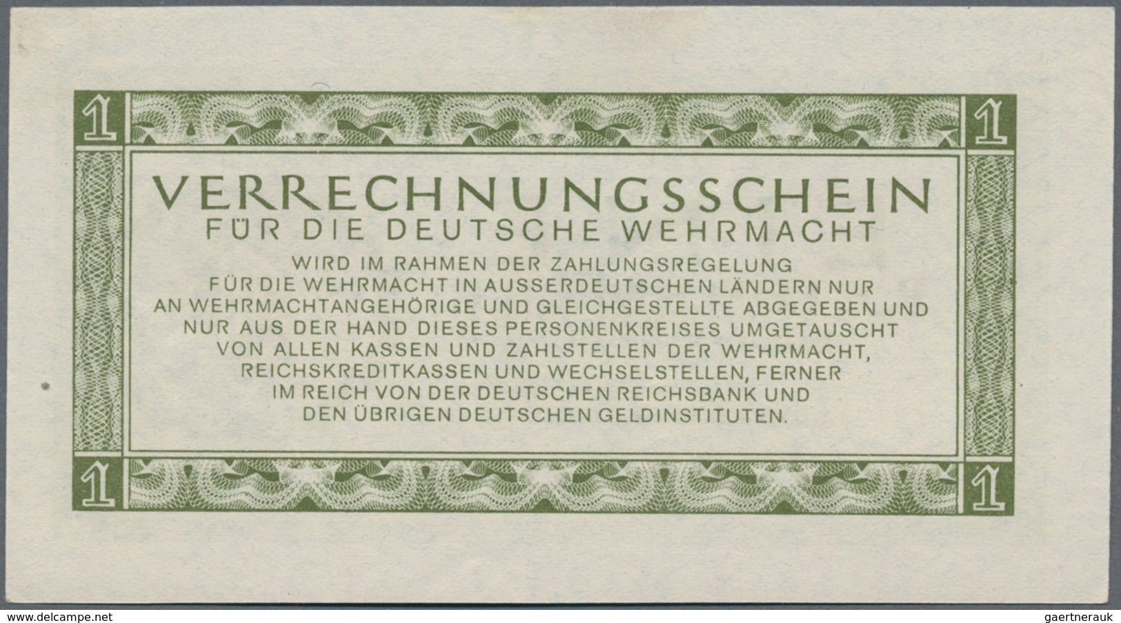 Deutschland - Konzentrations- Und Kriegsgefangenenlager: Lot Mit 6 Banknoten Der Verrechnungsscheine - Sonstige & Ohne Zuordnung