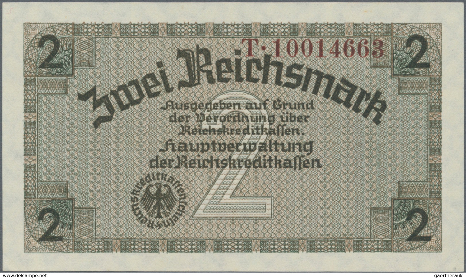 Deutschland - Konzentrations- Und Kriegsgefangenenlager: Lot Mit 9 Banknoten Der Ausgaben Der Reichs - Sonstige & Ohne Zuordnung