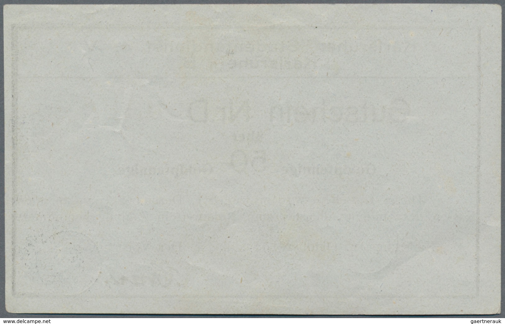 Deutschland - Notgeld - Baden: Karlsruhe, Karlsruher Studentendienst, 50 GPf., 1 GM, 10.10.1923, Erh - [11] Emissions Locales