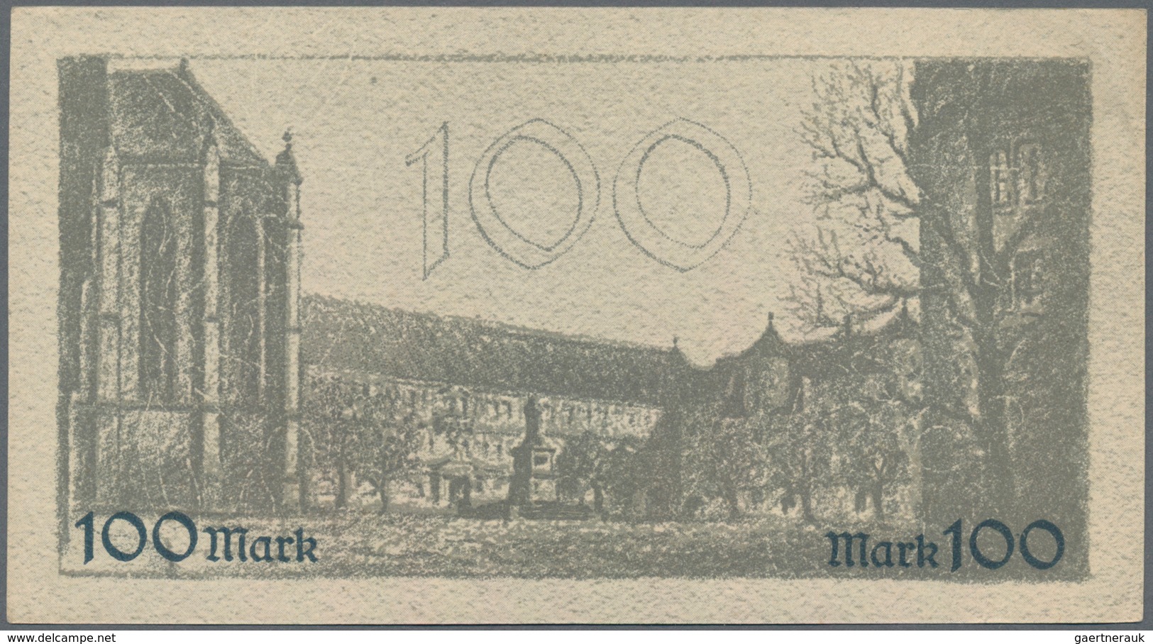 Deutschland - Notgeld - Württemberg: Stuttgart, Stadt, 100 Mark, 1.11.1922, 500 Mark, 25.9.1922, bra