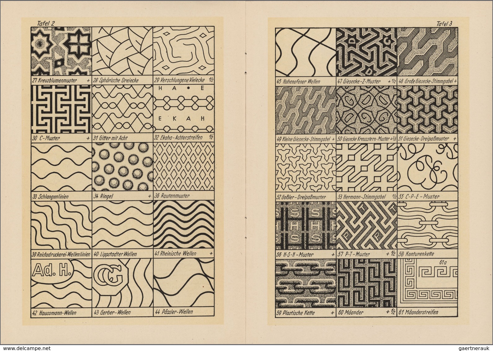 Literatur: Kurt Lehrke – Deutsche Wertpapierwasserzeichen, Berlin 1954, 13 Seiten Ca. DIN A4 Groß Mi - Literatur & Software