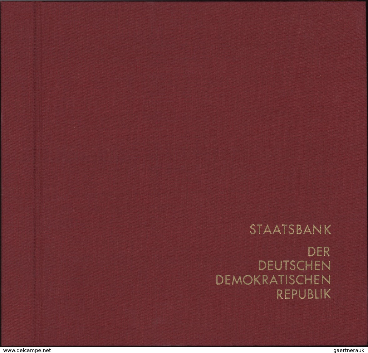 Deutschland - DDR: Ministerbuch Des Ministerrates Der DDR Mit Allen Banknoten Von 1948 – 1975, Jewei - Sonstige & Ohne Zuordnung