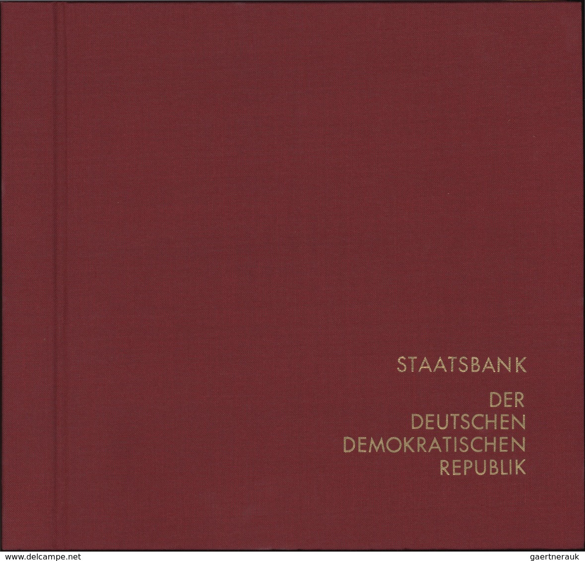Deutschland - DDR: Ministerbuch Des Ministerrates Der DDR Mit Allen Banknoten Von 1948 – 1975, Jewei - Other & Unclassified