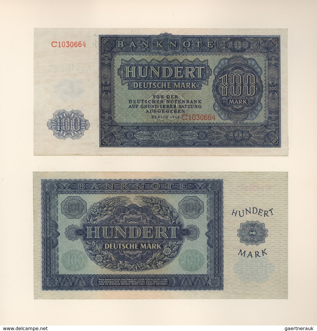 Deutschland - DDR: Ministerbuch Des Ministerrates Der DDR Mit Allen Banknoten Von 1948 – 1975, Jewei - Other & Unclassified