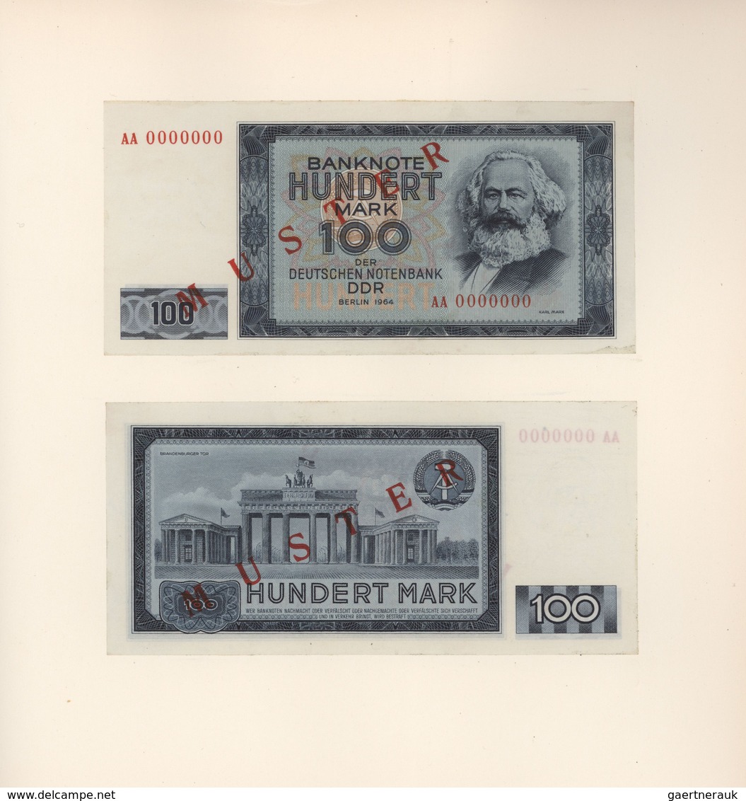 Deutschland - DDR: Ministerbuch des Ministerrates der DDR mit allen Banknoten von 1948 – 1975, jewei