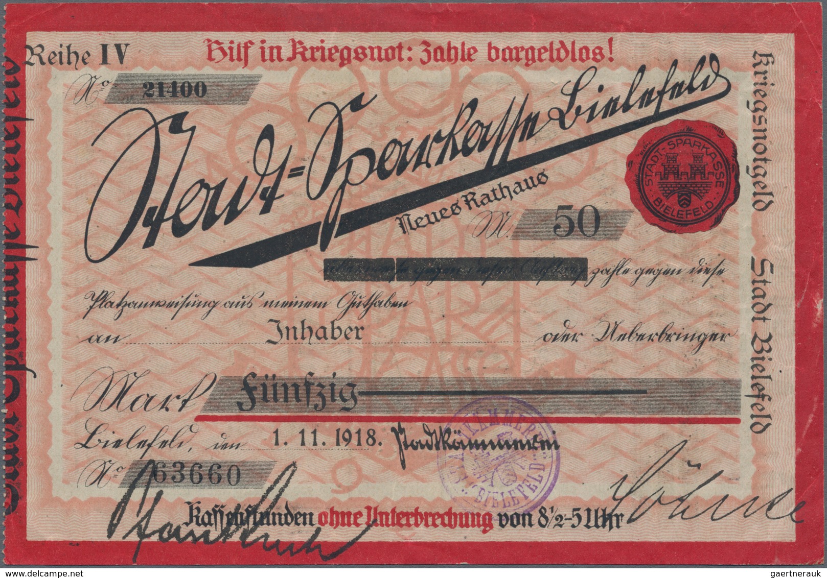 Deutschland - Notgeld: 1915-1923, Sammlung diverse Notgeldscheine in acht Bänden, nach Bundesländern