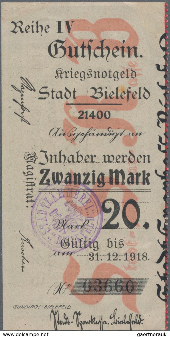 Deutschland - Notgeld: 1915-1923, Sammlung diverse Notgeldscheine in acht Bänden, nach Bundesländern